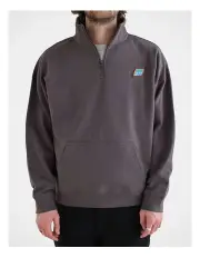 [Skwosh] Chunky Mountain Half Zip Sweater in Carbon