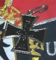Medieval German Prussia Knight Iron Cross Army War Imperial King Medal Badge EK