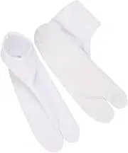 [BESPORTBLE] 1Pair Japanese Tabi Socks for Wooden Clogs Elastic Design Comfortable Toe Socks for Cosplay and Everyday Wear International