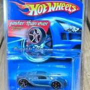 2005 Hot Wheels Bugatti Veyron - FTE Faster Than Ever Wheels w/Case 1:64 Diecast