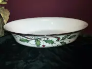 Lenox HOLIDAY Nouveau White Open Vegetable Bowl Brand NEW with tags USA