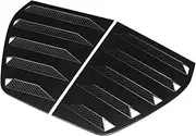 A Pair Car Rear Window Louver Shutter Cover Trim Compatible For VW Compatible For Golf MK6 2010-2014 Window Louver Side Vent Trim Compatible For GTI/R MODELS(As shown)