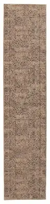 Vintage Hand-knotted Runner Rug 2'7" x 12'10" Traditional Carpet