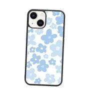 Light Blue Flower Phone Case Compatible with 6.1 iPhone 13 Light blue flower