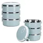 Portable 304 Stainless Steel Lunch Box Thermal Cylinder Lunch Contain CEL