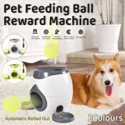 Automatic Dog Tennis Ball Launcher Reward Feeder Interactive Pet Training Game