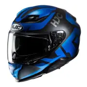 F71 Bard Black Blue Full Face Helmet