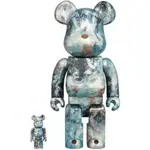 咩咩Q~全新 BEARBRICK 400％ PUSHEAD #5 大理石 龐克 藝術家 水轉印