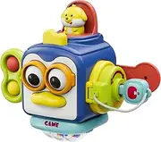 Montessori Toys for Toddlers 1-3 - Busy Board Cube Travel Toy, Educational Activity Cube for 1 Year Old, Sensory Learning Toys for Babies 12-18 Months