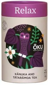 OKU NEW ZEALAND Relax Kanuka & Chamomile Blended Tea Loose Leaf 30g