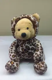 Disneyland Resorts Winnie the Pooh Leopard Costume Bean Bag Plush With TAGS