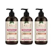 3 x A'kin Moisture Rich Hand Wash Antibacterial 500mL