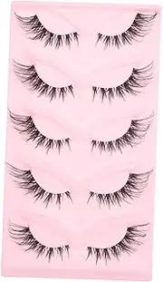 [MUSISALY] Bulk Lashes Pack 5 Pairs False Eyelashes Lash Extensions for Women Easy Safe to Use
