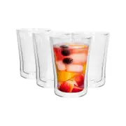 Rink Drink Double-Walled Glasses Set - 360ml - Pack of 4