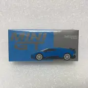 Bugatti Centodieci Blu Bugatti LHD #Mini GT 1/64 #MGT00586-L