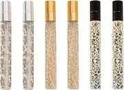 6Pcs Perfume Travel Refillable Bottles Small Sample Container, Travel Size 10ml Glass Travel Bottle Empty for Perfume Outdoor