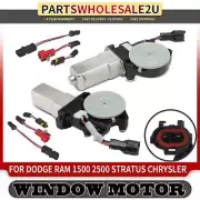 2Pcs Power Window Motor w/ 2-Pin for Chrysler Cirrus Sebring Dodge Ram 1500 Jeep (for: Jeep)