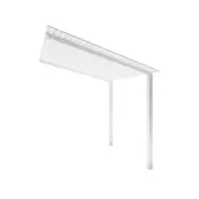 Exterior Life 6.0m Hollywood Pearl White/Pearl White Pergola
