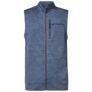 Costa Harbor Fleece Vest Heather Blue Heron Size XL. New with tags.