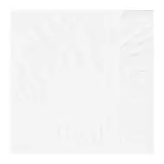 Lemon & Lime White Beverage Napkins / Serviettes (Pack of 100)