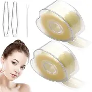 Glue-free Invisible Double Eyelid, Invisible Double Eyelid Sticker, Glue-Free Invisible Double Eyelid Tape (Large,Beige)