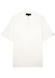 Rag & Bone Harvey Cotton-blend Polo Shirt - White - S S