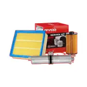 Ryco Oil Air Fuel Filter Service Kit for BMW X5 E53 03/2001-10/2003
