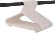 ALAYSTAR Pack of 40 Nursery Plastic White Hangers – Extra Storage for Children Kids Toddlers Coat Clothes Nonslip Hangers