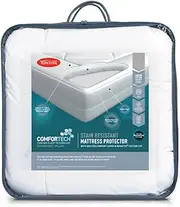 Tontine GreenSphere Natural Anti Allergy King Bed Mattress Protector Bedding WHT