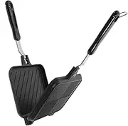 Breakfast Sandwich Maker Detachable Double Sided Pan for Easy Cooking Non Stick Design for Toast Waffles and More for Outdoor Use