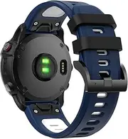 [ISOUDE] 22 26mm Quickfit Watch Strap For Garmin Fenix 6 6X Pro 5X 5 Plus 3 HR 935 945 S60 S62 Quatix 5 6 Band Silicone Watch Wristband