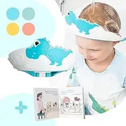 Windelstürmer® Children's Shower Cap - a Shower Cap for Worry-Free Hair Washing, Child Protection (Light Blue)