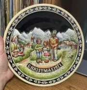 Vintage 1971 Limited 1st Edition Schmid Design Bavarian Christmas in Tyrol Plate