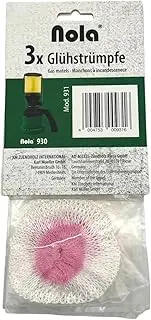 NOLA 3 x Glow Socks for Camping Lamps, Light Bulbs, lamp Coat for Gas lamp