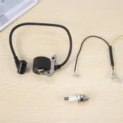 High Voltage Package Ignition Module Ignition Coil For STIHL 009 010 011 012 020 021 023 025 MS200 MS210 MS250 Black