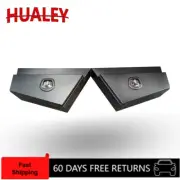 1 pair of 750mm (L) x 230mm (W) x 440mm (H) black under tray tool box 2.0mm