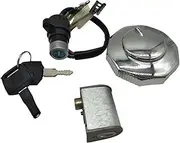 Motorbike Ignition for Jialing JH70 DY90 Electric Door Lock Ignition 12V Motorcycle Ignition Switch Seat Lock Key Set Ignition Switch