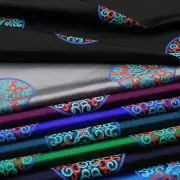 Chinese Tang Costume Brocade Jacquard Fabric Mongolia Dressmaking DIY 75x50cm.