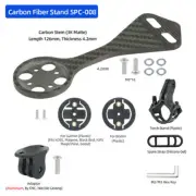 Carbon Fiber Bike Handlebar Computer Camera Light Mount for Garmin Bryton Wahoo