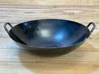 Yamada 36 cm Iron punched two-handed wok thickness 1.2 mm ATY9336