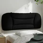 Headboard Cushion Black 107 cm King Single Fabric vidaXL