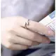 【Miss.情人節】[台灣發貨] 韓版S925純銀銀戒戒指 簡約可愛開口戒指 女戒指 Z119