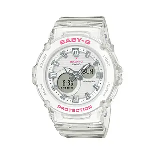 【聊聊甜甜價】CASIO Baby-G BGA-270S-7A 仲夏果凍系列腕錶(冰晶白)