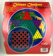 Tin Classic Chinese Checkers, Checkers Dragon, Design Tin, Board Game Sealed NIB