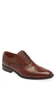 Florsheim Sorrento Cap Toe Oxford in Cognac at Nordstrom, Size 10