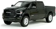 Dodge Ram 1500 Crew Cab Laramie, Black, 2019, Model Car,, Motormax 1:24