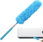 Mirpuytn Telescoping Duster - Reusable Fiber Duster Flexible Dusting Brush | Ergonomic Cobweb Duster with Telescoping Pole, Reusable Fiber Duster Flexible Dusting Brush, Bendable Ceiling Duster