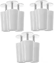 Zerodeko 3sets 3pcs Roman Roller Shutter Stoppers Window Screen Buffers Easy Install Blind Stopper for Home Use Compact Design for Replacement Needs 3pcs*3