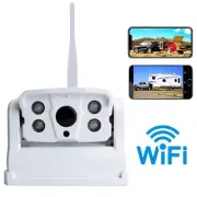 Wireless Truck WiFi Magnetic Base Powered Reverse Camera For iOS/Android iPhone