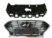 UPPER RADIATOR COVER SHIELD CLOSING & GRILLE FOR SONATA 2018-19 WITH OEM EMBLEM